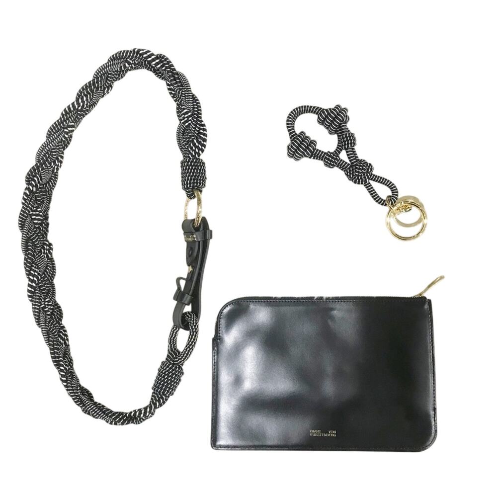 DVF Zip Pouch/Loop Charm/Belt Bundle